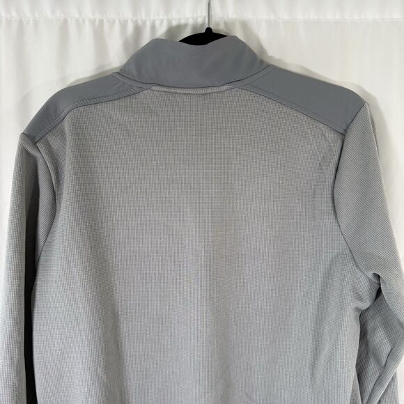 Under Armour Sweater Men's Small grey Pullover 1/4 Zip Long Sleeve Storm - Picture 10 of 12
